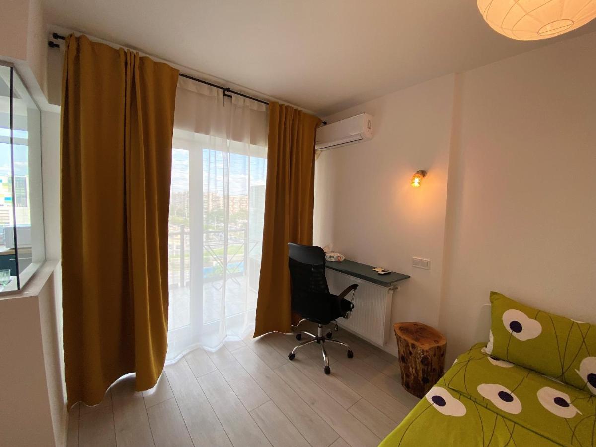 Plaza View Studio Bukarest Kültér fotó