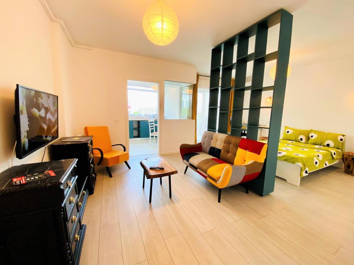 Plaza View Studio Bukarest Kültér fotó