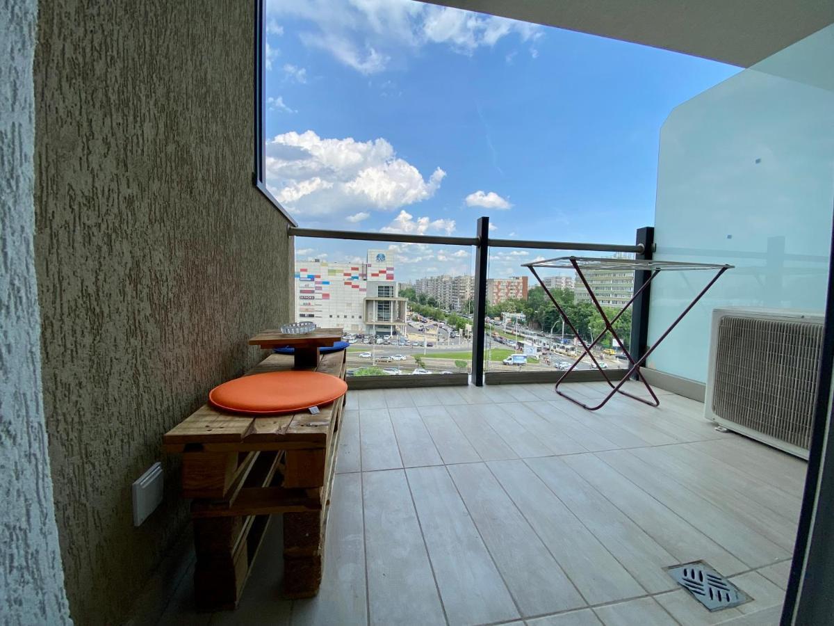 Plaza View Studio Bukarest Kültér fotó