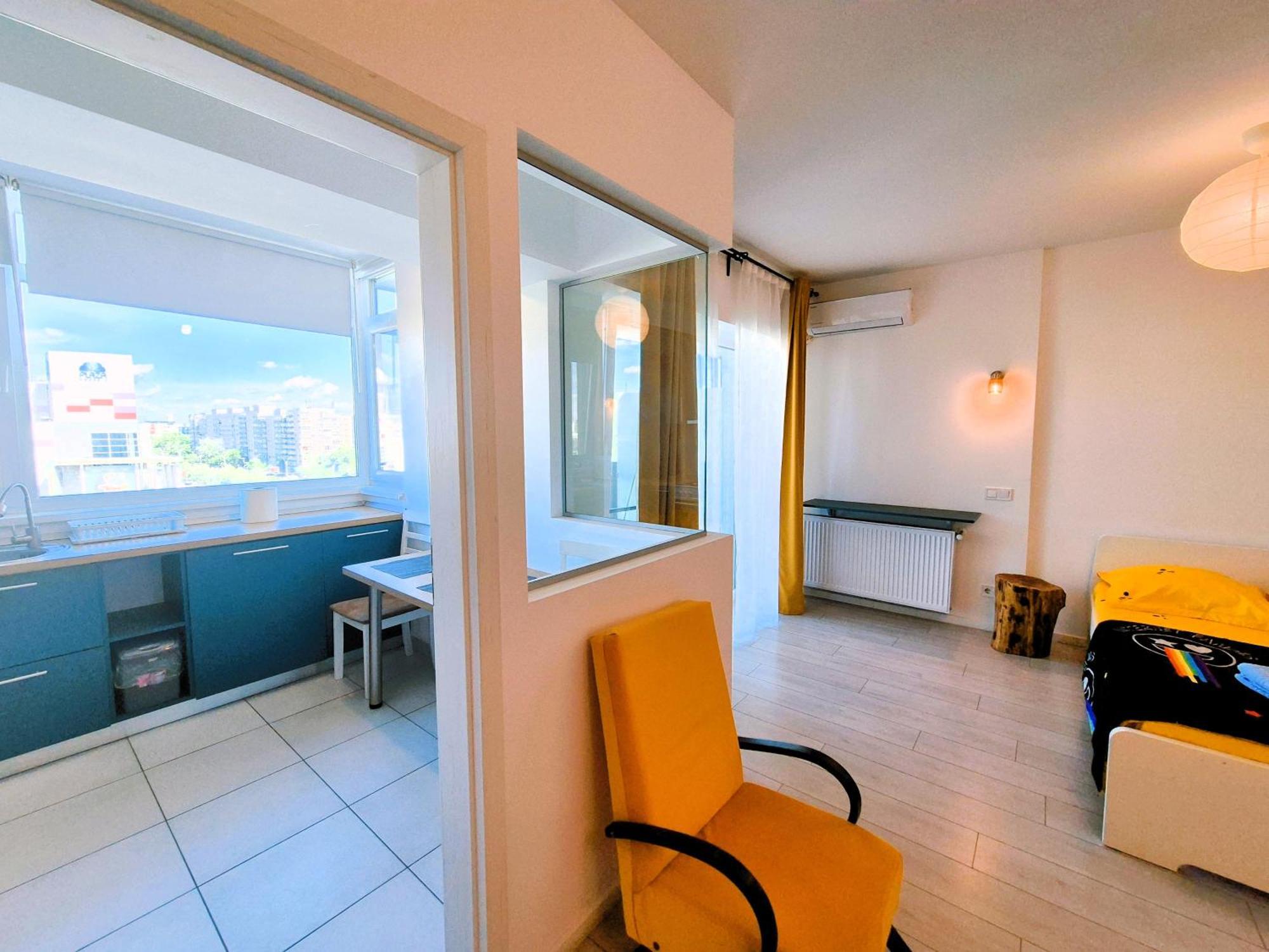 Plaza View Studio Bukarest Kültér fotó