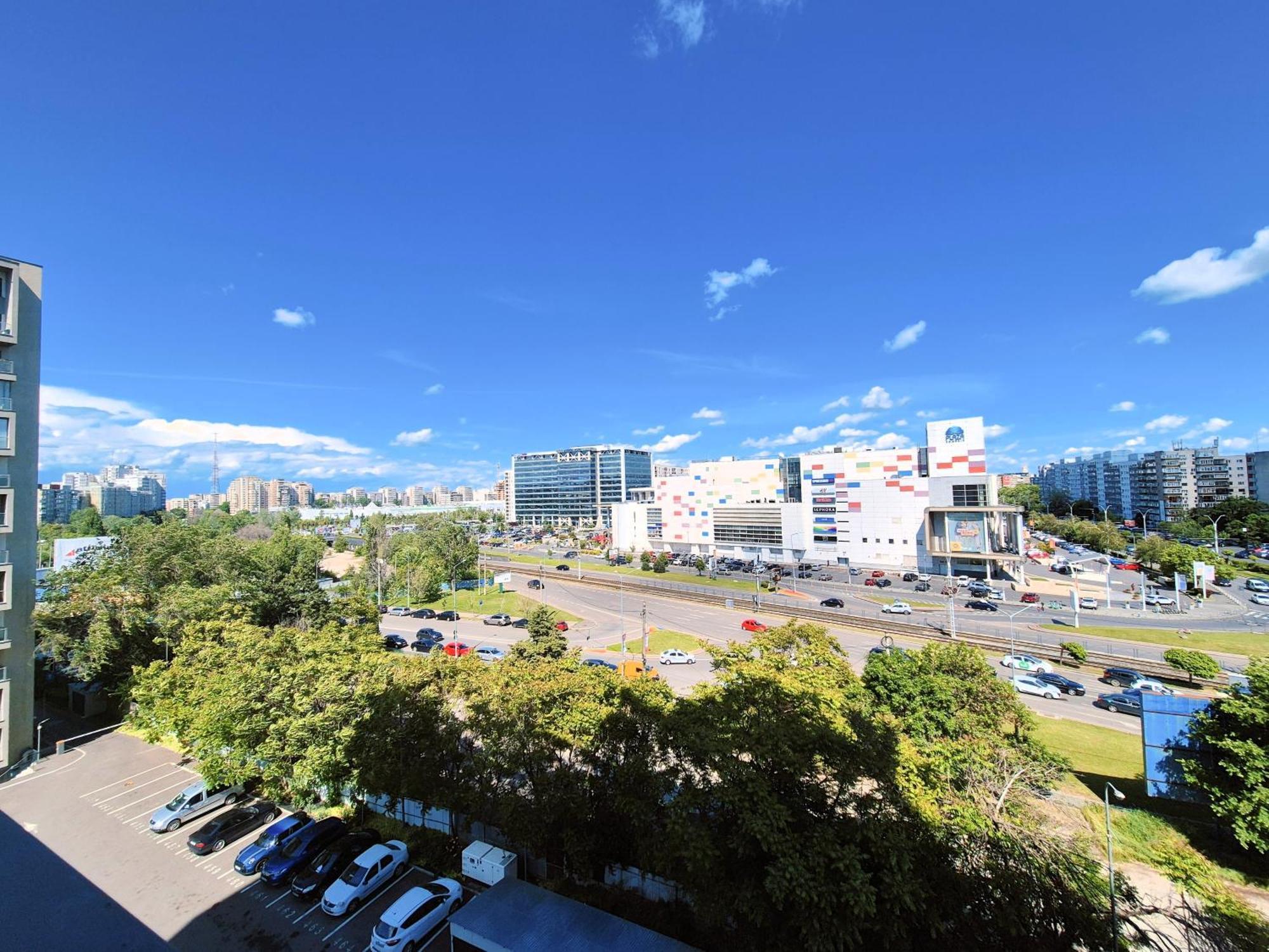 Plaza View Studio Bukarest Kültér fotó