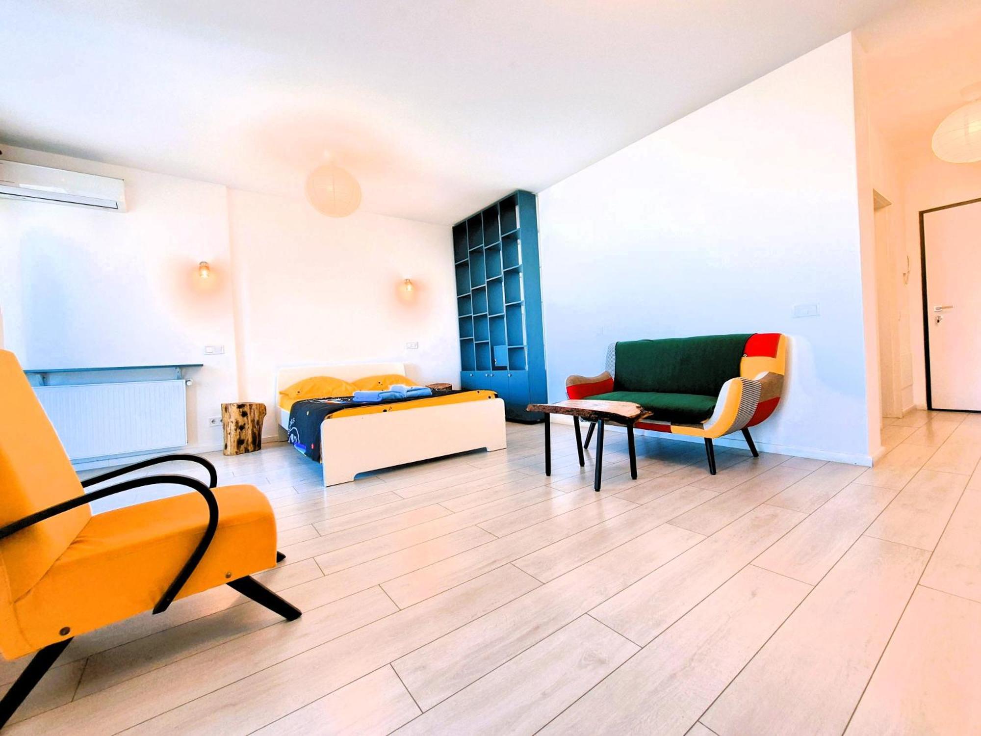 Plaza View Studio Bukarest Kültér fotó