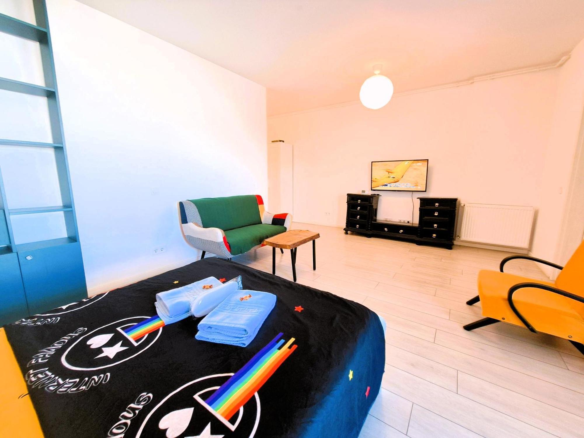 Plaza View Studio Bukarest Kültér fotó